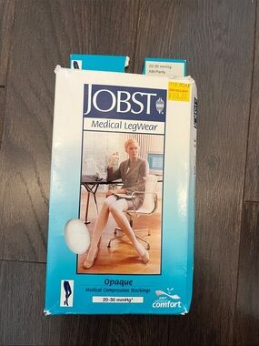 Brand new in box JOBST Opaque Medical Compression Stockings - black (20-30 mmHg)
